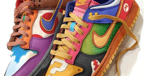 super mario nike dunks|Mehr.